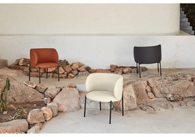 Narancssárga műbőr fotel Mogi - Teulat