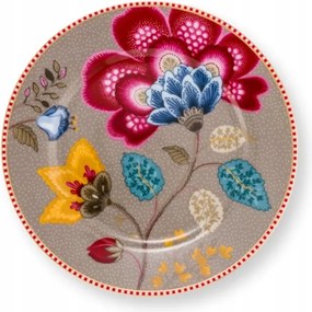 Desszert tányér Blooming Tales Fantasy Khaki PiP Studio, 17 cm