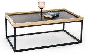 VESPA asztal, natúr / fekete