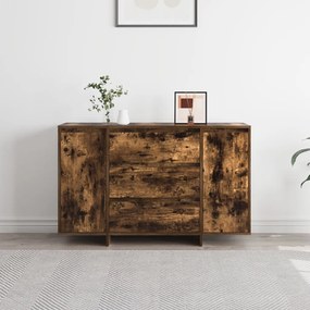 Füstölt tölgy oldalszekrény 120x41x75 cm Mérnöki fa