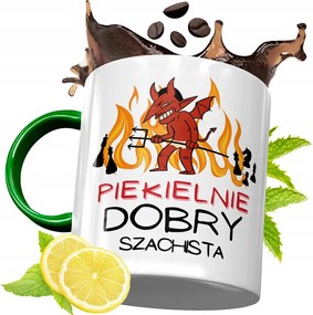 Zöld Bögre Sakkozónak Születésnapi Ajándék fényképes nyomtatással