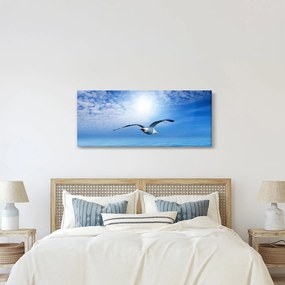 Kép - Sirály a tenger felett (120x50 cm)