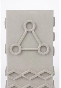 Világosszürke beton váza Graphic – Zuiver