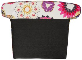 Kék kárpitozott patchwork fotel MOLDE Beliani