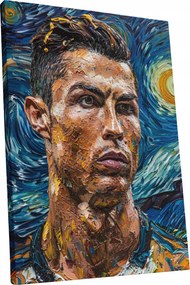Cristiano Ronaldo CR7 vászonkép otthonra nappaliba ajándék 30x40