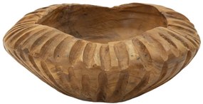 Tálca geris teak ø 19x8cm
