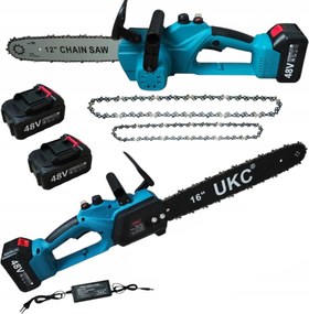 Akkumulátoros Láncfűrész 12"-16" Láncfűrész Két Akkumulátoros 48 V Szett