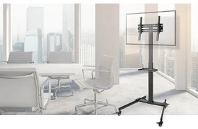 Nedis TVSM5100BK - Padlóállvány TV-hez 32-55" fekete