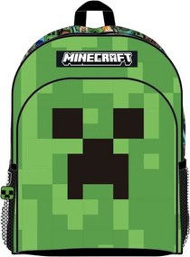 Minecraft Green Face iskolatáska, táska 40 cm