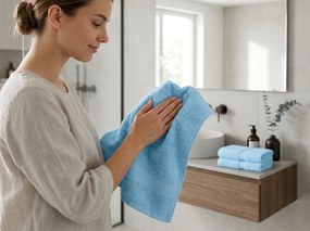 CLARYSSE ELEGANCE törölköző 60x110 cm világoskék, 100% pamut