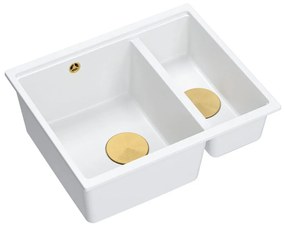 gránit mosogató Logan 150 White