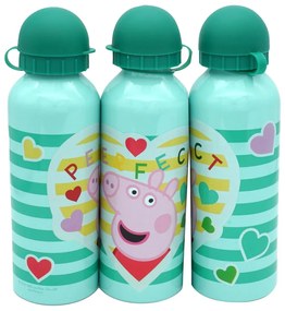 Peppa malac alumínium kulacs zöld 500ml