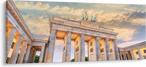 Kép - Brandenburgi kapu, Berlin, Németország (120x50 cm)