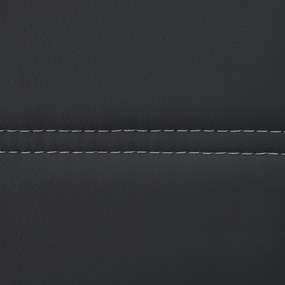 Étkezőszék, sötétszürke/világos varrat, ABIRA NEW