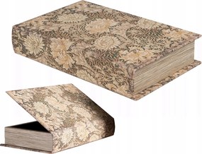 Doboz Könyv Ékszertartó óra virág dekoráció