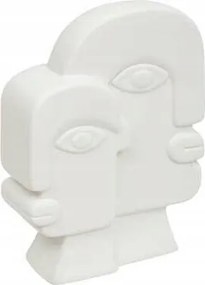 Dekoråciós Figura Soleya Face matt fehér 26cm