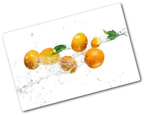 Edzett üveg vágódeszka Narancs és víz pl-ko-80x52-f-63072139