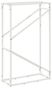 fehér hidegen hengerelt acél tűzifatároló 60x25x100 cm