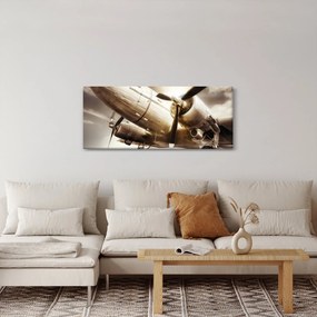 Egy repülőgép képe (120x50 cm)
