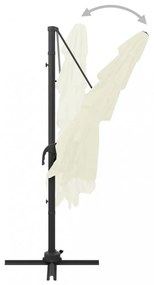 4 szintes homokszínű napernyő alumíniumrúddal 250 x 250 cm