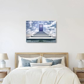 Kép - Utazás egy másik dimenzióba (üvegen) (70x50 cm)