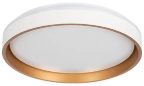 Kanlux 37328 - LED Mennyezeti lámpa SOLN LED/17,5W/230V átm. 38 cm fehér/arany