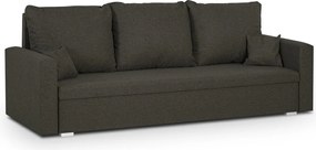 MONDI Háromszemélyes kinyitható kanapé Sötétszürke