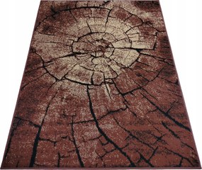 Szőnyeg 150x210 Szőtt Barna Nappali Modern