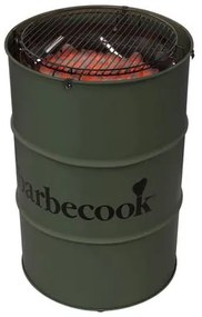 Barbecook BC-CHA-1022 Edson faszenes grillhordó, zöld, 47,5cm átmérő