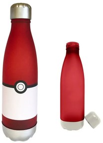 Pokémon Pokeball műanyag kulacs csavaros kupakkal 650 ml