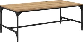 vidaXL Dohányzóasztal Artisan tölgy 100 x 50 x 35 cm Faanyag