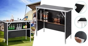 Összecsukható hordozható bárpult