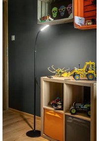 Lámpa Állólámpa YORK 10W, 900lm, AC220-240V, 3 fokozatú fényerő, 3-CCT, távirányító ,PF>0,5, Ra>85, fekete