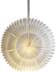 Fehér karácsonyi fénydekoráció ø 50 cm Frost - Star Trading