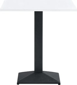 Bisztró asztal, fehér/fekete, 70x70 cm, RINALDO TYP 1