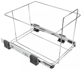 Szürke műanyag szelektív beépíthető szemetes 42+42 l Ecofil – Elletipi