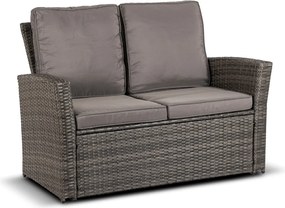 Kerti bútor szett szürke színben – DELGADO