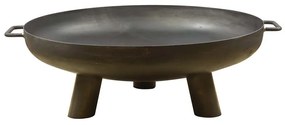 Fém tűzrakó tál, 70 cm átmérőjű