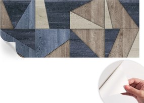 Öntapadós tapéta Divatos 3D fali ragasztó Geometrikus minták 250x104