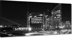 Festmények 120x60 A felhőkarcolók szépen világítanak