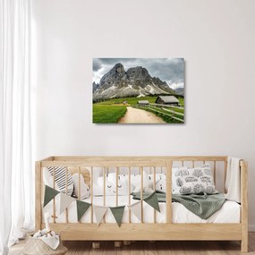 Kép - Az osztrák hegyekben (üvegen) (70x50 cm)