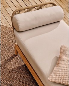 Natúr színű akácfa kerti kanapé Catalina – Kave Home