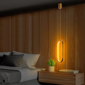 Can 13561 arany LED függőlámpa, 17 x 50 cm