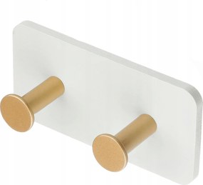 Dupla Akasztós Bambusz Törölközőtartó Ruha Öntapadós 3M