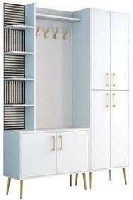 Előszobafal Viyana Da - White, Gold
