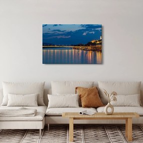 Pozsony képe várral (90x60 cm)