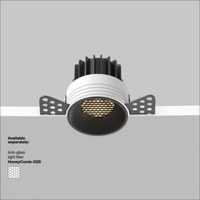 Maytoni Round DL058-7W3K-TRS-B 1x7W/LED 3000K 450lm IP20