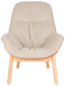 Bézs fotel Duke – White Label