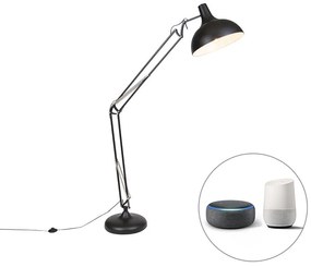 Okos állólámpa fekete állítható, Wi-Fi-vel A60 - Hobby