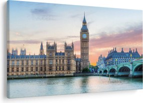 Kép - London pasztell színekben (90x60 cm)